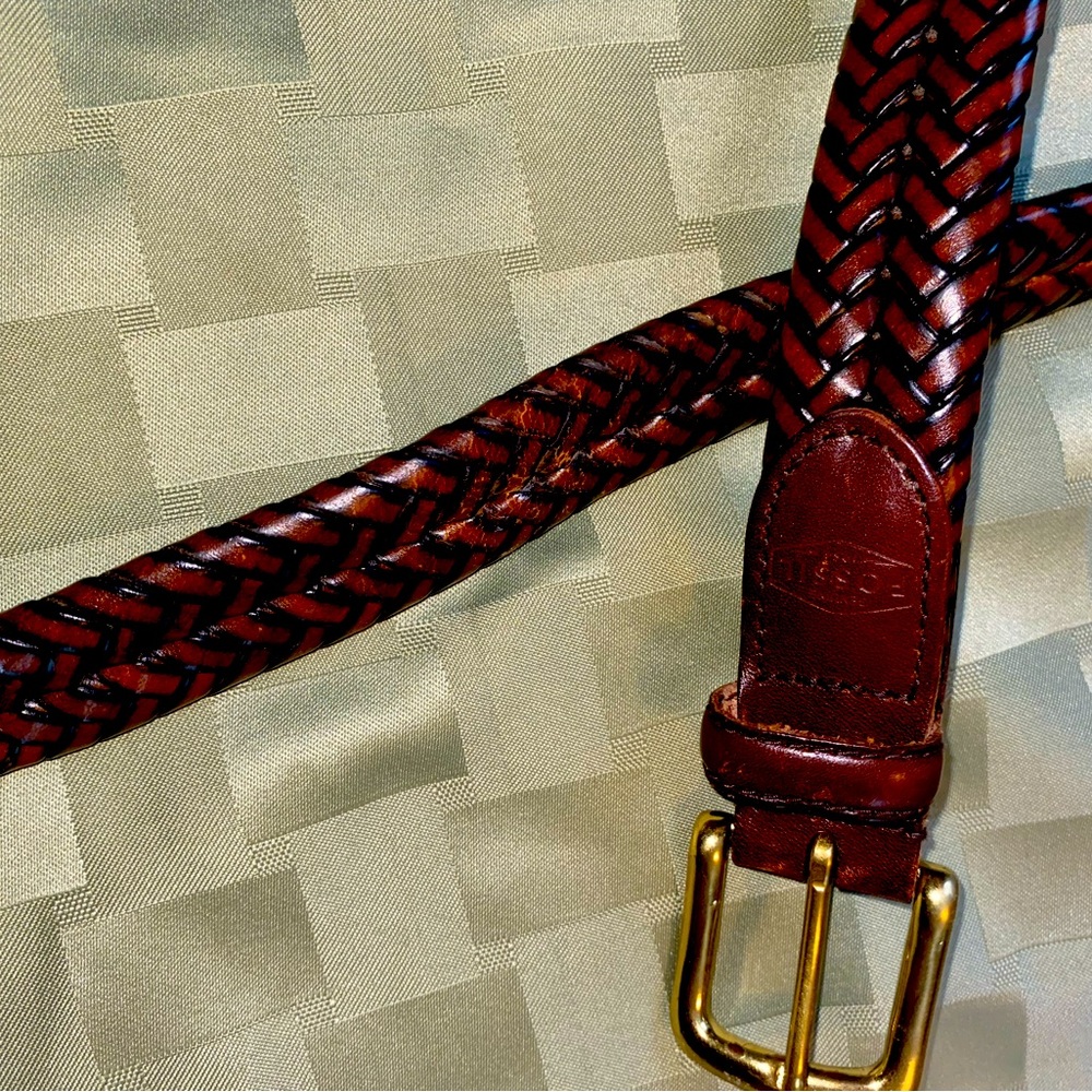 Fossil Braided Belt